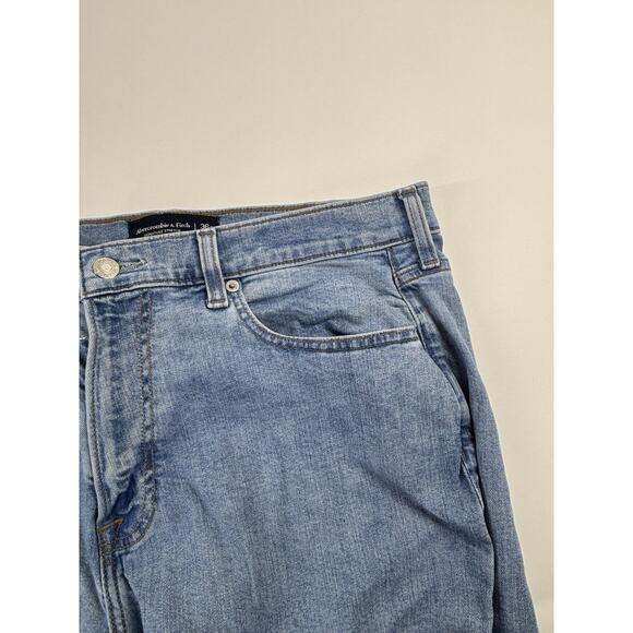 Abercrombie & Fitch Jeans Men's 36X30 Vintage Stretch 90s Straight Light Wash - Picture 3 of 11